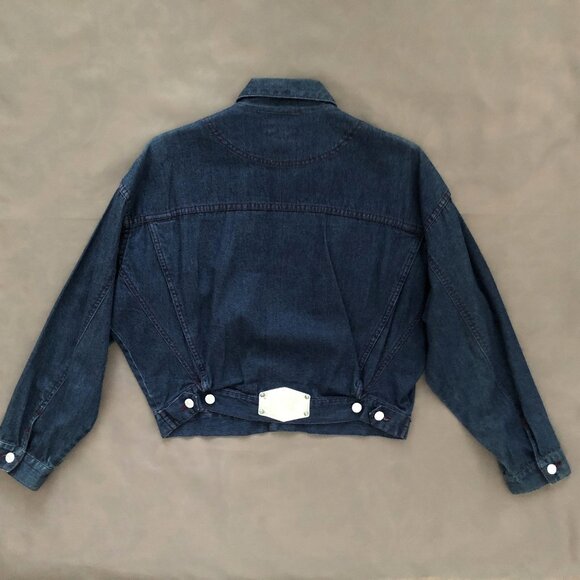 Lightly Embellished Short Denim Jacket - Picture 11 of 14